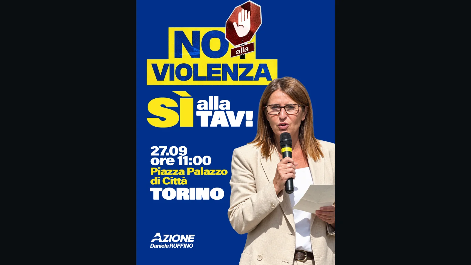 In piazza per il sì alla TAV